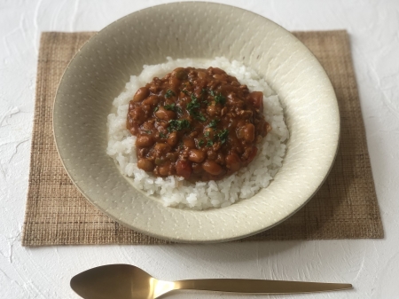 大豆のキーマカレー