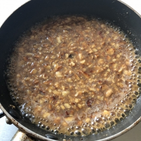 ブリのくるみ味噌焼き③